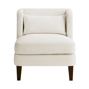 Clara Corduroy Fabric  Accent Chair