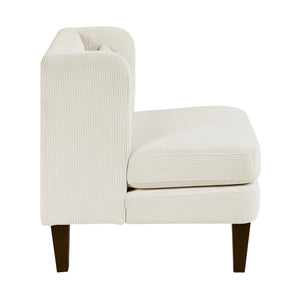 Clara Corduroy Fabric  Accent Chair