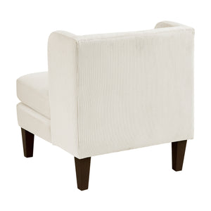 Clara Corduroy Fabric  Accent Chair