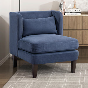 Clara Corduroy Fabric  Accent Chair