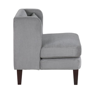 Clara Corduroy Fabric  Accent Chair