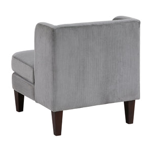 Clara Corduroy Fabric  Accent Chair