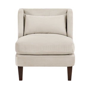 Clara Corduroy Fabric  Accent Chair