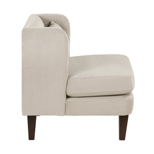 Clara Corduroy Fabric  Accent Chair