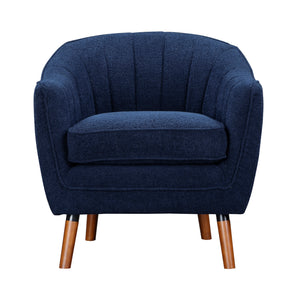 Evansville Textured Fabric Accent Chair