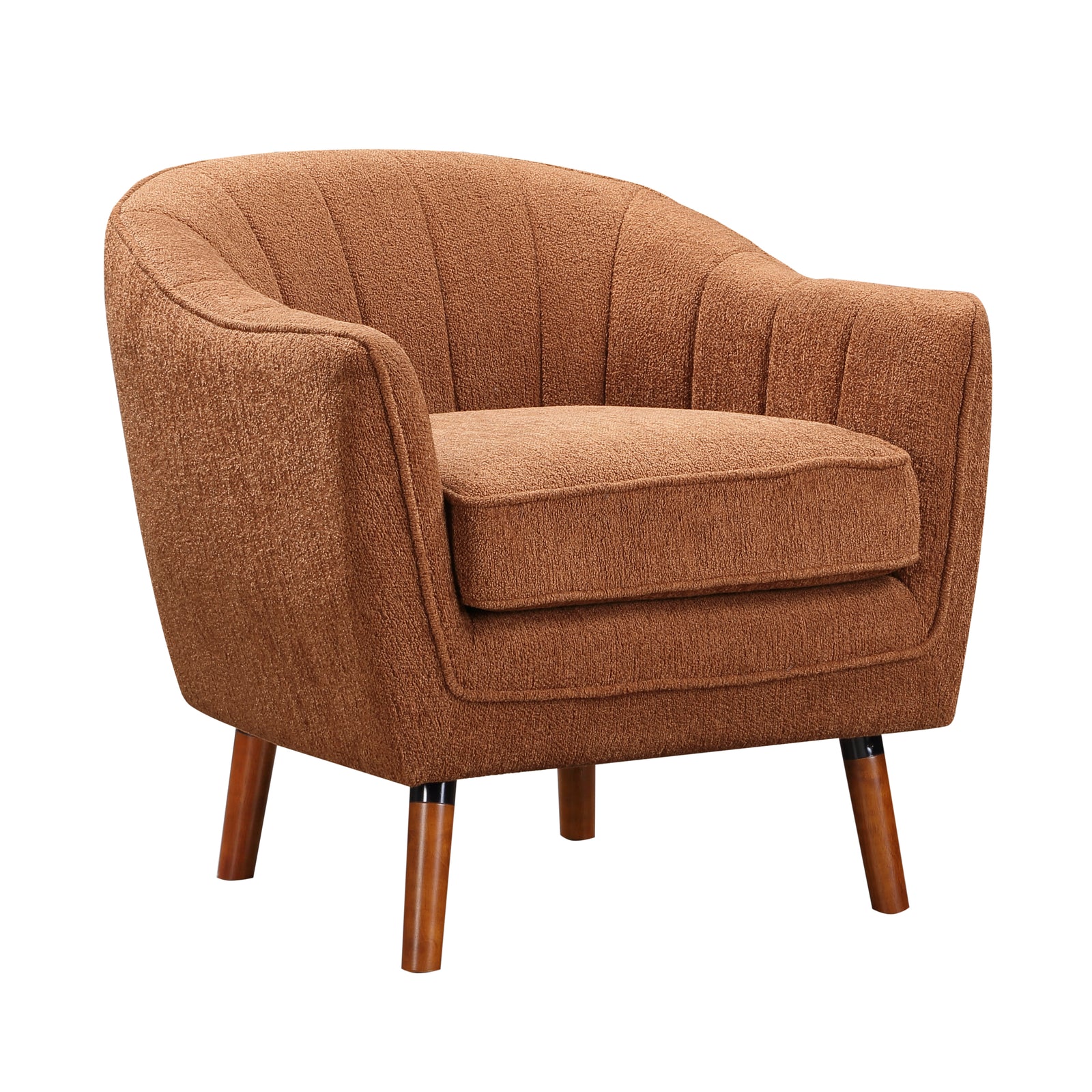 Evansville Textured Fabric Accent Chair