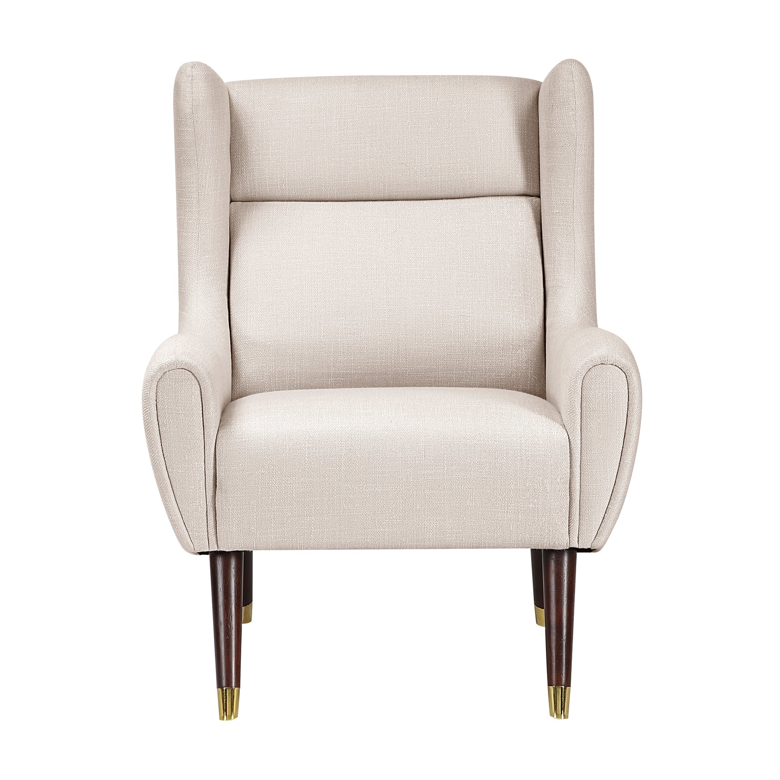 Edmund Textured Fabric Accent Chair