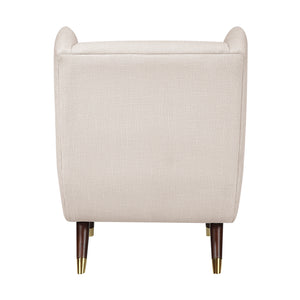Edmund Textured Fabric Accent Chair