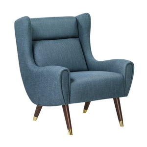 Edmund Textured Fabric Accent Chair