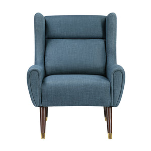 Edmund Textured Fabric Accent Chair