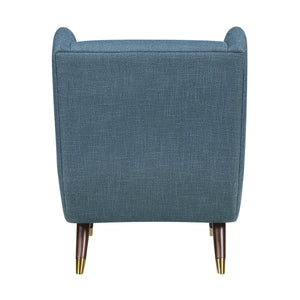 Edmund Textured Fabric Accent Chair