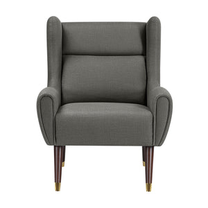 Edmund Textured Fabric Accent Chair
