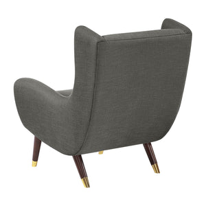 Edmund Textured Fabric Accent Chair
