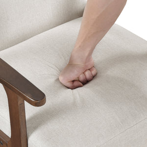 Dean Textured Fabric Accent Chair