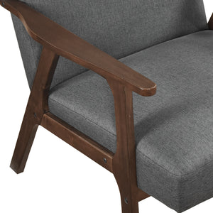 Dean Textured Fabric Accent Chair