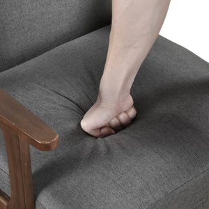 Dean Textured Fabric Accent Chair