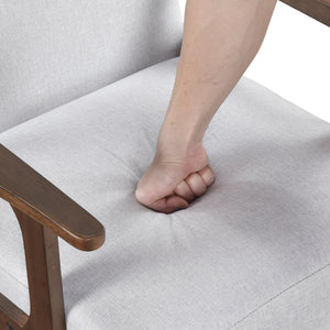 Dean Textured Fabric Accent Chair