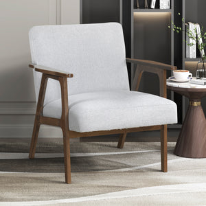 Dean Textured Fabric Accent Chair