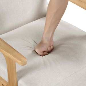 Dean Textured Fabric Accent Chair
