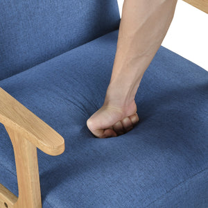 Dean Textured Fabric Accent Chair