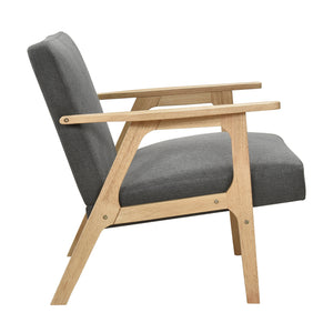 Dean Textured Fabric Accent Chair