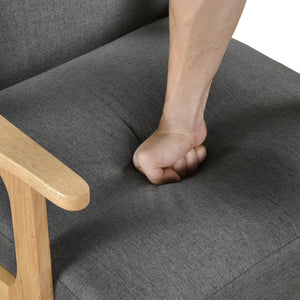 Dean Textured Fabric Accent Chair