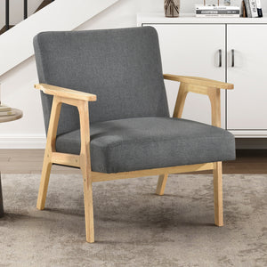 Dean Textured Fabric Accent Chair