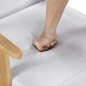 Dean Textured Fabric Accent Chair