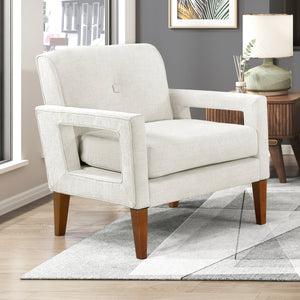Vivian Chenille Fabric Accent Chair
