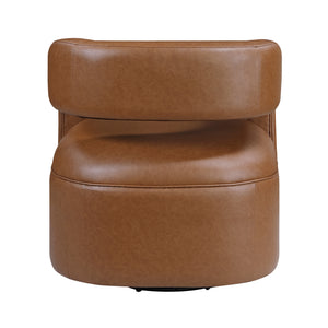 Lou Faux Leather Swivel Chair