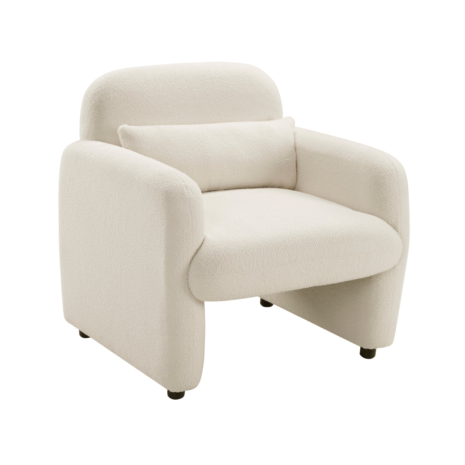 Silas Boucle Fabric Acent Chair