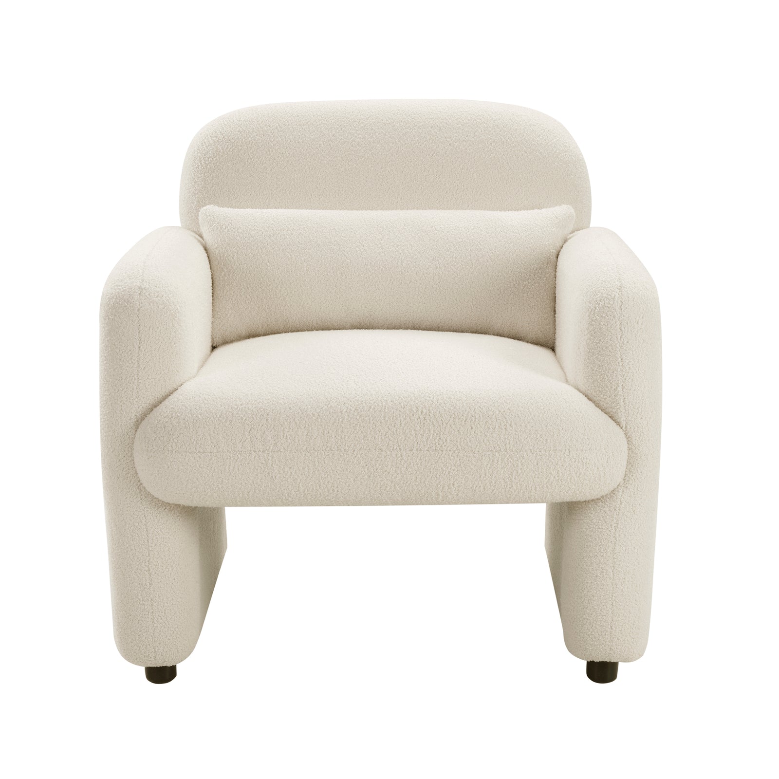 Silas Boucle Fabric Acent Chair