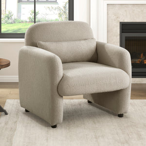 Silas Boucle Fabric Acent Chair