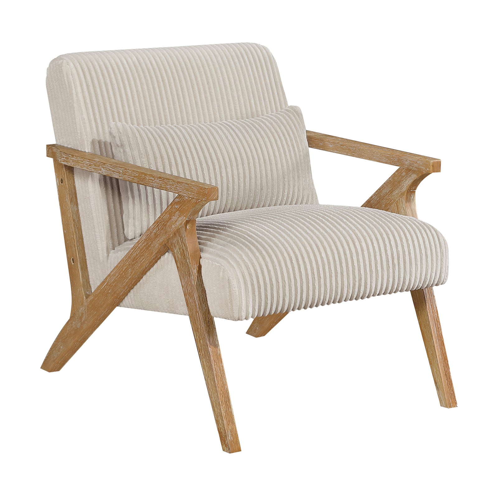 Bennett Corduroy Fabric Accent Chair