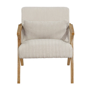 Bennett Corduroy Fabric Accent Chair