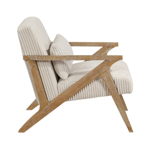 Bennett Corduroy Fabric Accent Chair