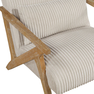 Bennett Corduroy Fabric Accent Chair