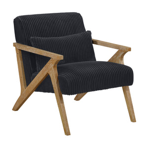 Bennett Corduroy Fabric Accent Chair