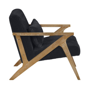 Bennett Corduroy Fabric Accent Chair
