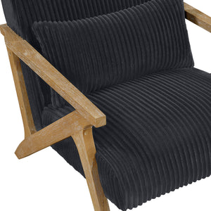 Bennett Corduroy Fabric Accent Chair