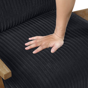Bennett Corduroy Fabric Accent Chair