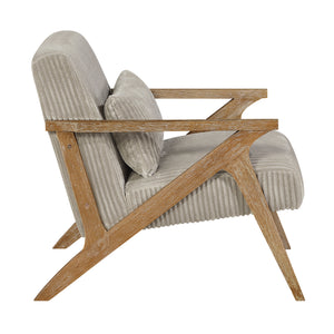Bennett Corduroy Fabric Accent Chair