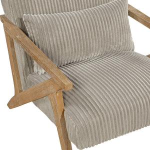 Bennett Corduroy Fabric Accent Chair