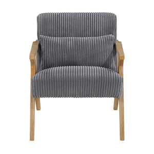 Bennett Corduroy Fabric Accent Chair