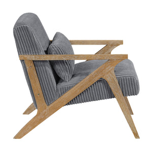 Bennett Corduroy Fabric Accent Chair