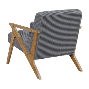 Bennett Corduroy Fabric Accent Chair