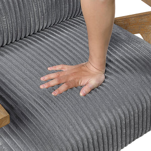 Bennett Corduroy Fabric Accent Chair