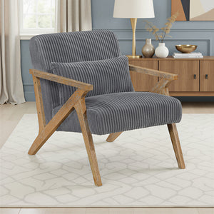 Bennett Corduroy Fabric Accent Chair