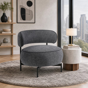Ardent Chenille Swivel Chair