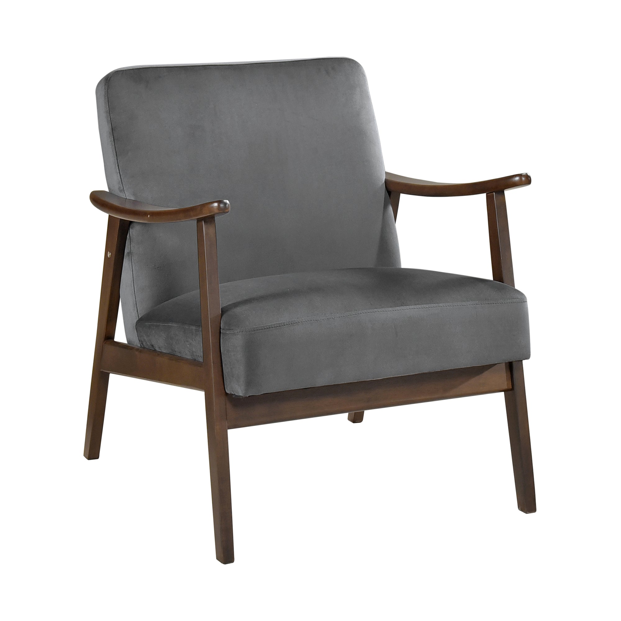 Woodside Velvet Accent Chair